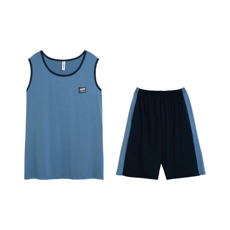 WOLFSFUL Pajama Set Men's Pale Blue-0