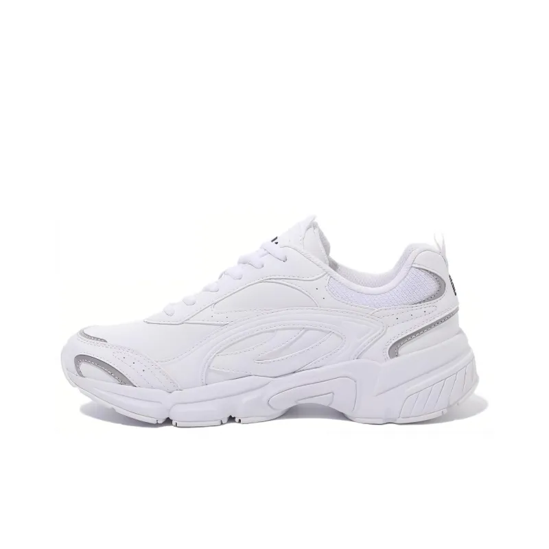 FILA Taurus V3 Shock Absorbers With Slip Resistant And Abrasion Resistant Properties Low Top Casual Shoes Unisex White-0