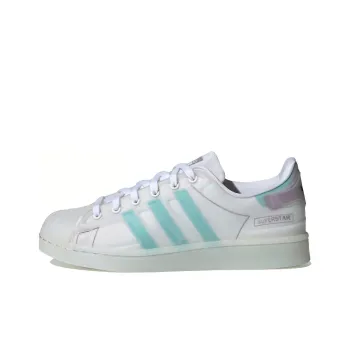 Adidas Originals Superstar Futureshell Shoes White/Blue Women's