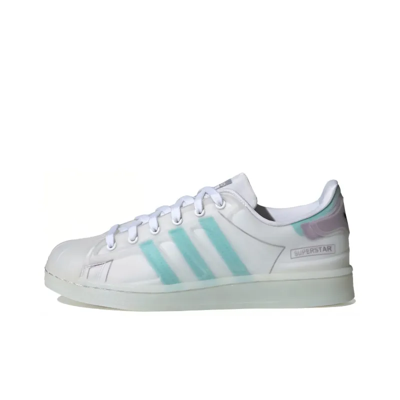 Adidas Originals Superstar Futureshell Shoes White/Blue Women's-0
