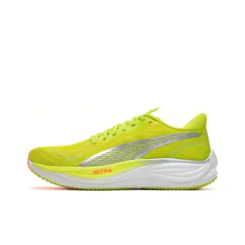 PUMA Velocity Nitro 3 Durable Breathable Low Top Casual Running Shoes Men's Green