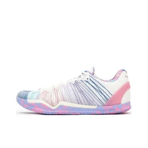 Serious Player Only Player 1 Basketball Shoes Men Low-Top Pink/Blue/White