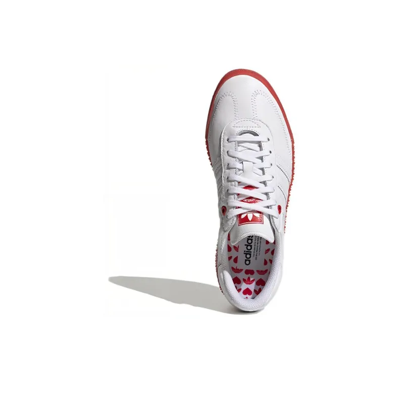 Adidas Sambarose White Scarlet Women's-4
