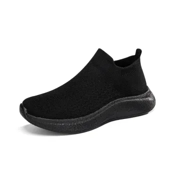 SENGUIBUCK Cushioning Breathable Lightweight Low Top Casual Shoes Men's Black