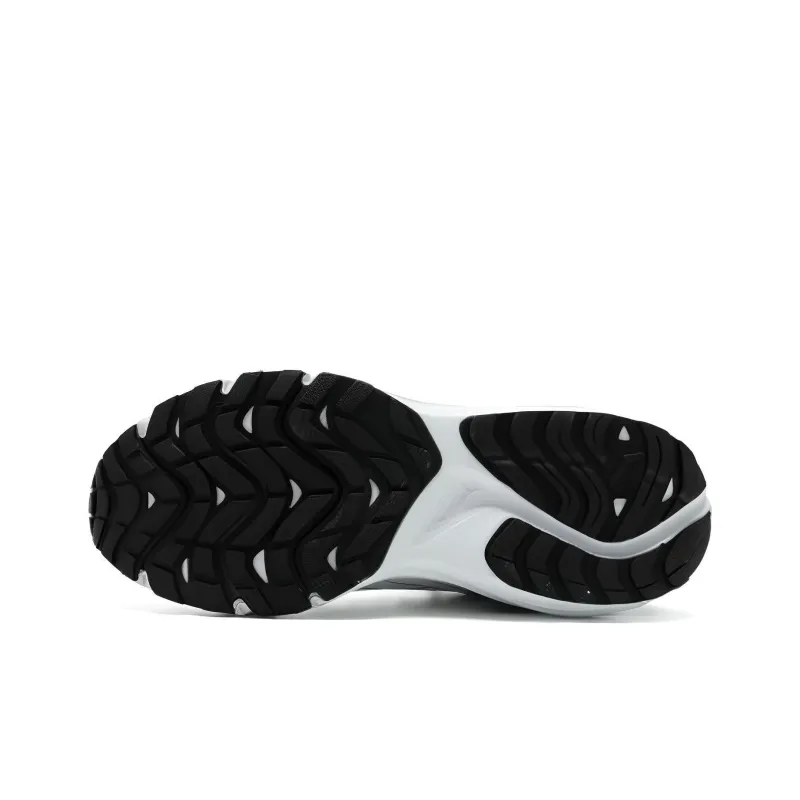 PUMA Durable Breathable Low-Top Rubber Casual Running Shoes Unisex White Black-4