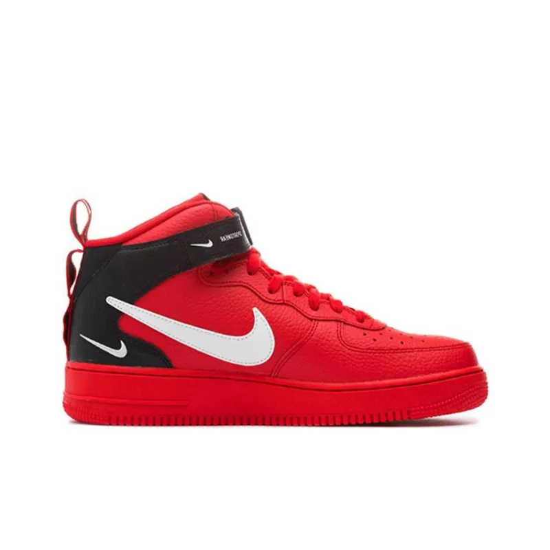 Nike Air Force 1 Mid Utility University Red-1