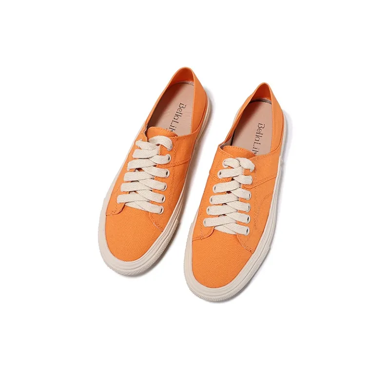 BELLALILY Low-Top Canvas Shoes Women's-17
