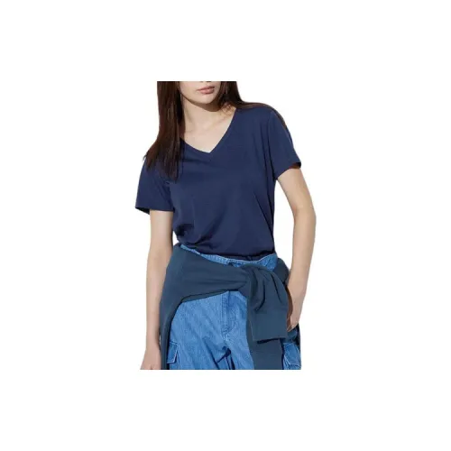 UNIQLO T-Shirts Women's Dark Blue