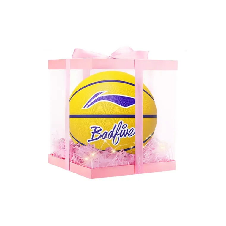 LiNing BadFive The Rebel BadFive 1 Rubber Basketball Yellow Size 7 5 Size Training Unisex-5