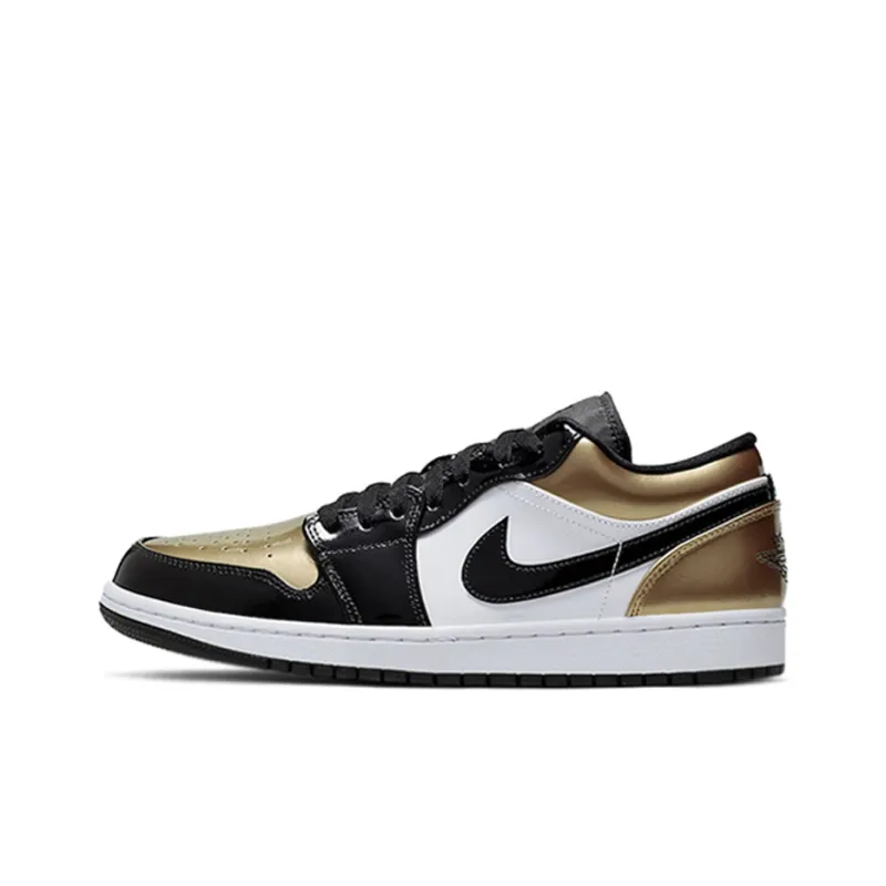 Jordan 1 Low Gold Toe-0