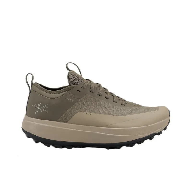 Arcteryx SYLAN GTX Anti-Slip Wear-Resistant Low-Top Trail Running Running Shoes Men's Vintage Green-1