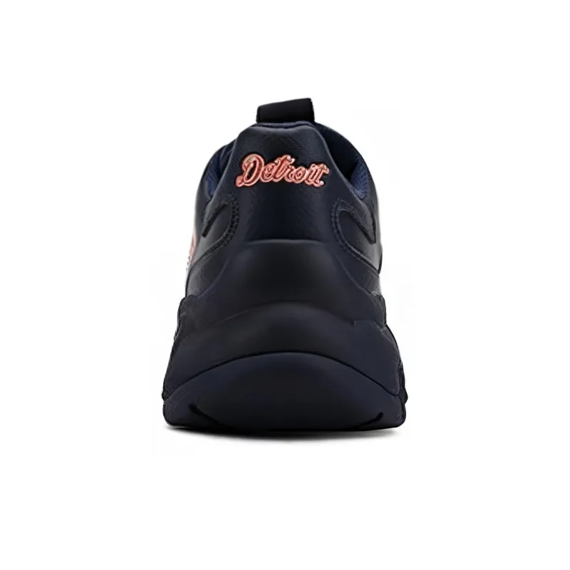 MLB Big Ball Chunky Height Increasing Low Top Chunky Sneakers Unisex Dark Navy Blue-2