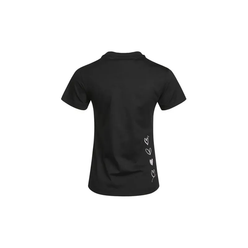 Adidas Set in Sleeve T Shirt Women's Black-1