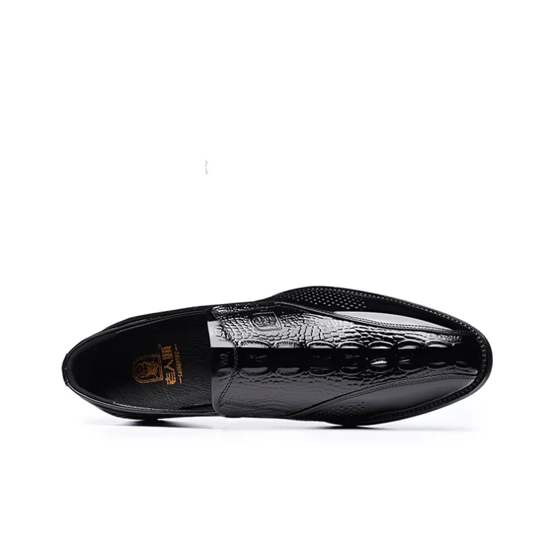 LAORENTOU Dress Shoes Men Low Top Black/Brown/Blue-7