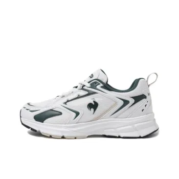 Le Coq Sportif Lightweight And Breathable Low Top Casual Shoes Unisex White Green