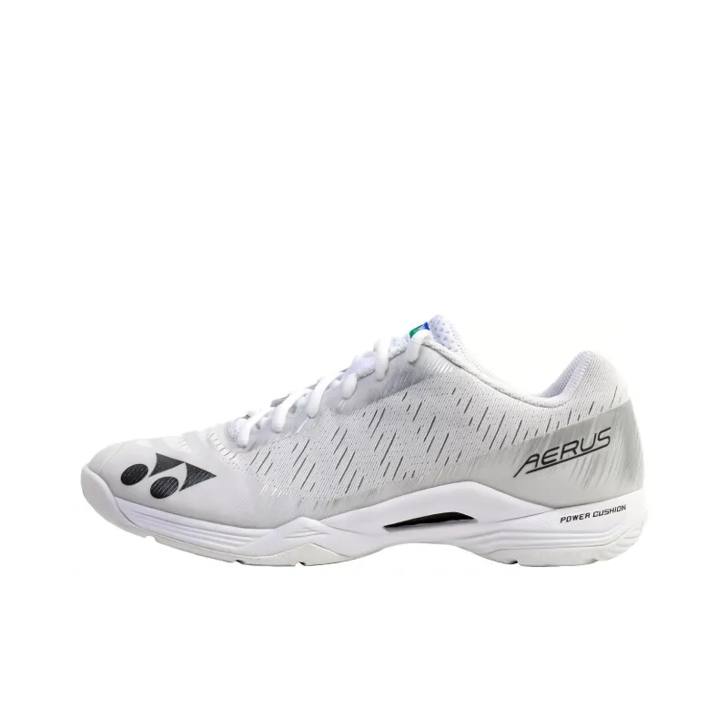 YONEX ECLIPSION Cushioning Anti Slip Wear Resistant Coverage Support Rebound Low Top Badminton Shoes Unisex Gray White-0