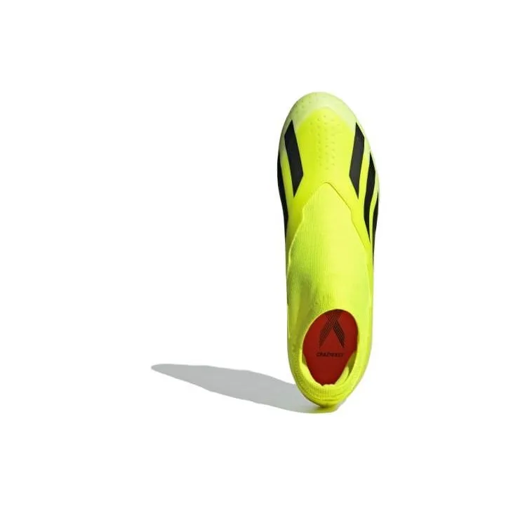 Adidas Crazyfast League Laceless Fg Team Solar Yellow Core Black Cloud White-3