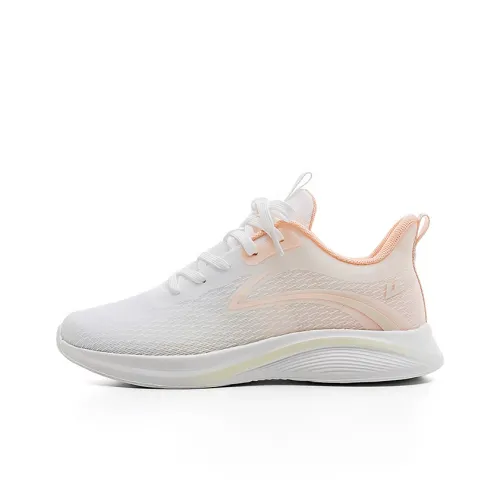 WARRIOR Running Shoes Women's Low-Top White Orange