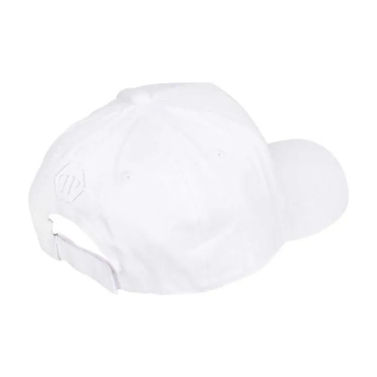 PHILIPP PLEIN Cotton Baseball Caps Men's White-1