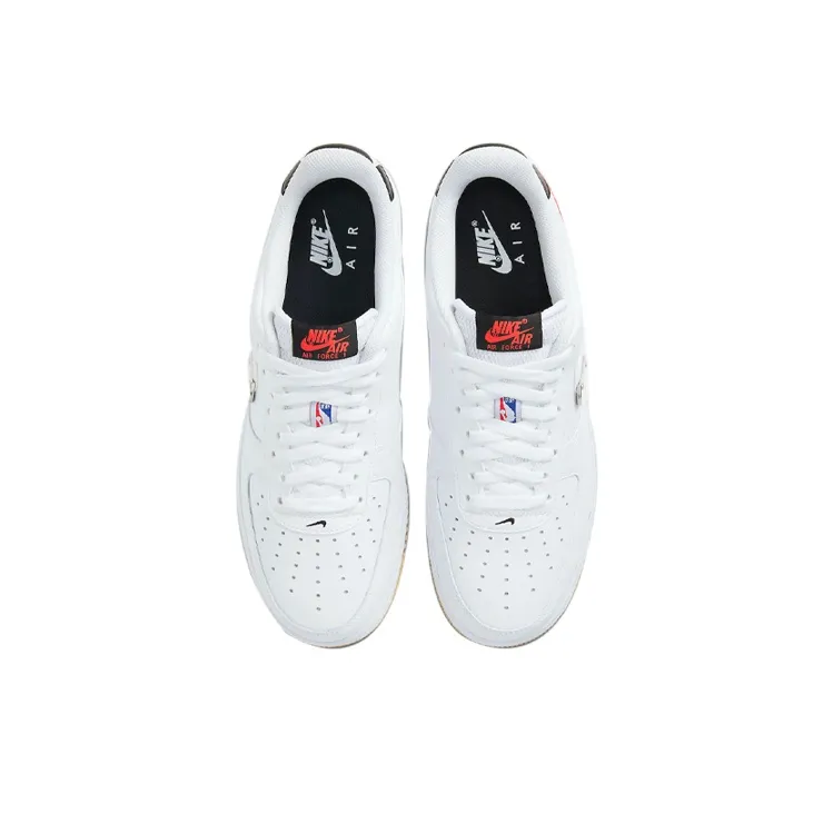 Nike Air Force 1 Low Nba White Crimson Gum-3