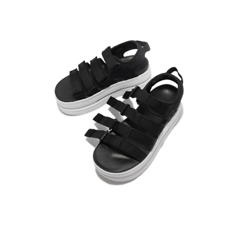 Nike Icon Classic Sandal 'Black White' Women's-2