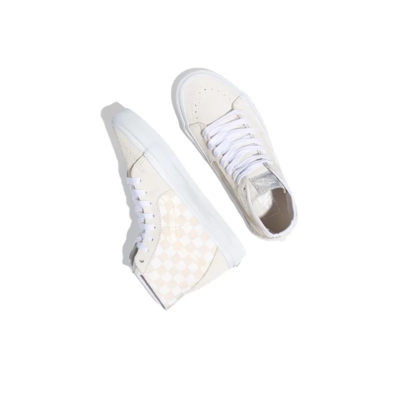 Sk8 Vans Hi Tapered 'Crystal Sidestripe Checkerboard'-3