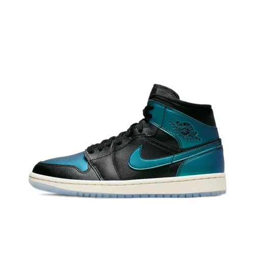 Jordan 1 Mid Iridescent Black Women's