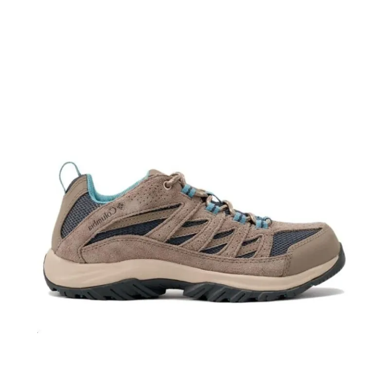 Columbia CRESTWOOD Cushioning Breathable Low Top Outdoor Shoes Women's Khaki-1