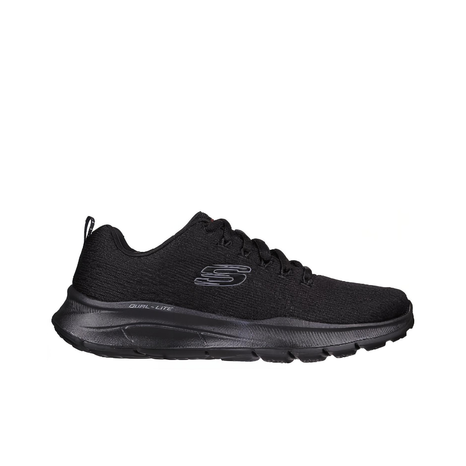 Skechers Relaxed Fit Casual Shoes Men Low-Top Black US M 8