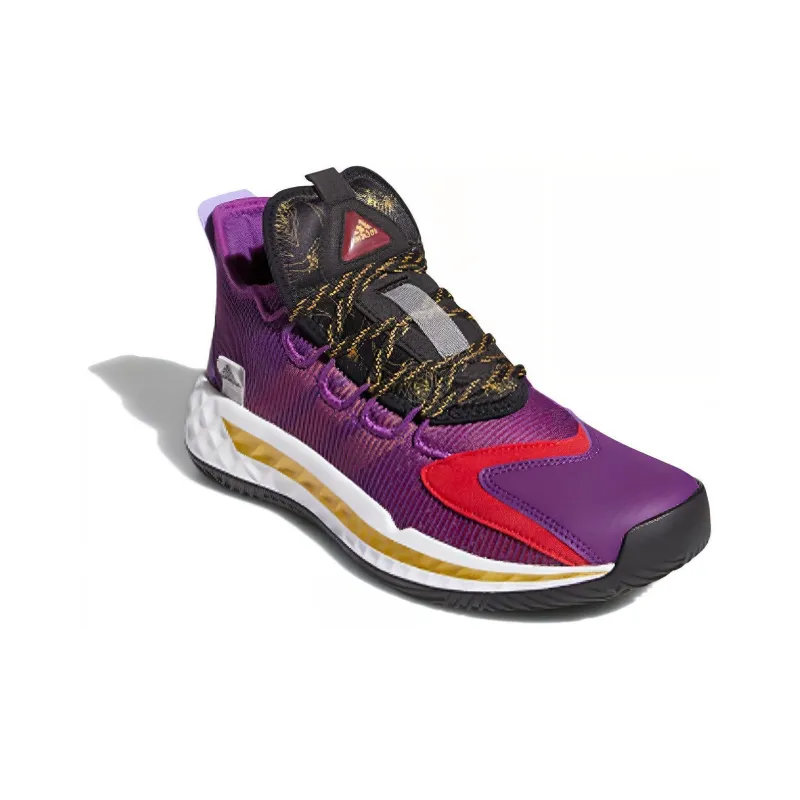 Adidas Pro Boost 2020 Low 'Purple Black Red'-2