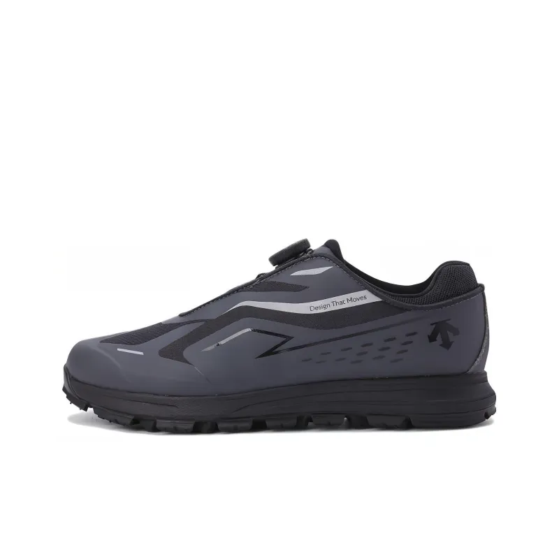 DESCENTE Stem Boa Abrasion Resistant Breathable Low Top Casual Shoes Unisex Black-0