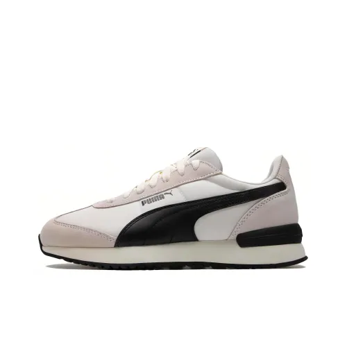 PUMA R78 Nylon Casual Shoes Unisex Low-Top White/Black/Beige