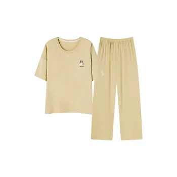 Follow The United States Pajama Set Women's Light Yellow