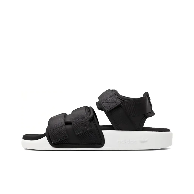 Adidas Originals Adilette 2.0 'Black White' Women's-0