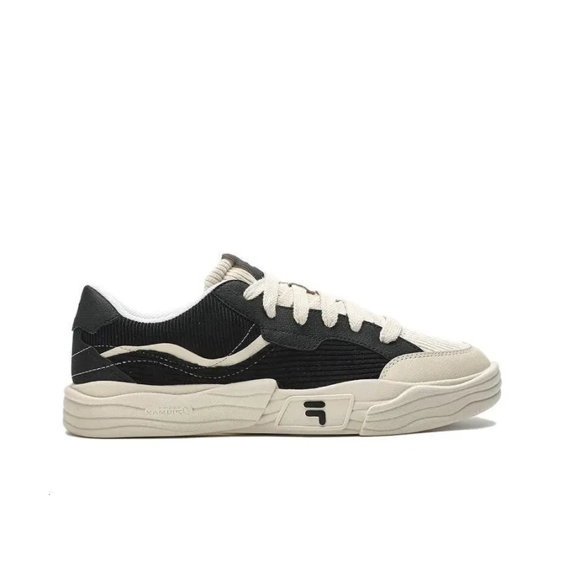 FILA FUSION Pop Ii Skateboarding Sneakers 'Black Beige'-1