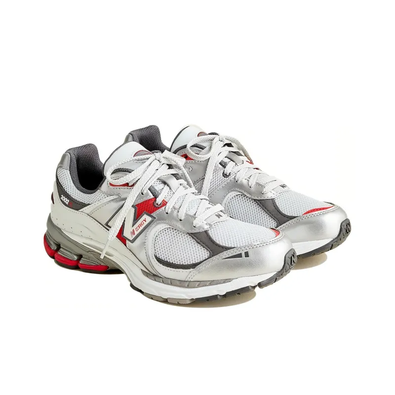 New Balance 2002R Silver Metallic Team Red-3
