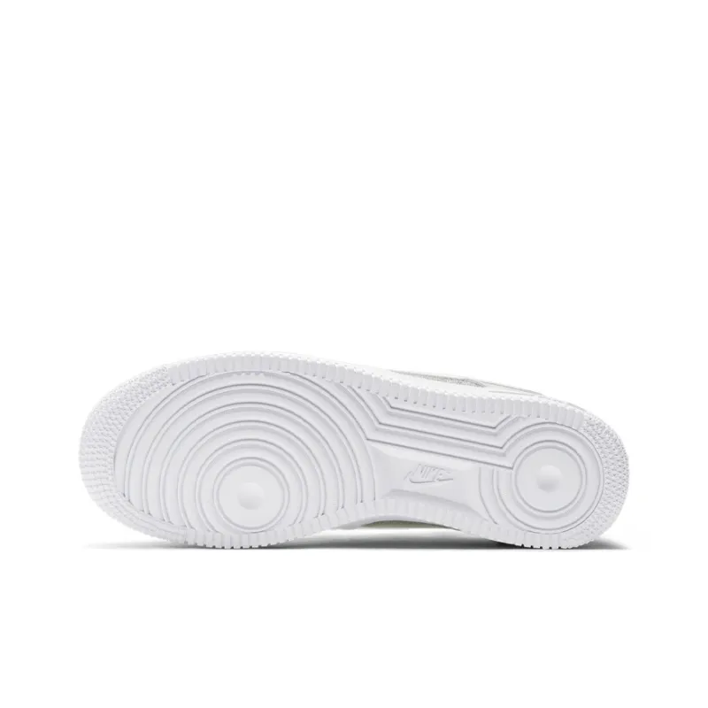 Nike Air Force 1 Low 07 White Metallic Silver Women's-5