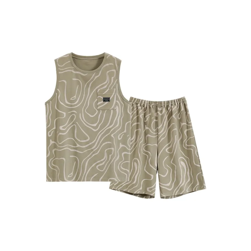 Nodos Shield Men Pajama Sets-11