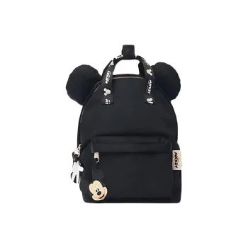 Disney Nylon Fabric Backpack Regular Unisex Black