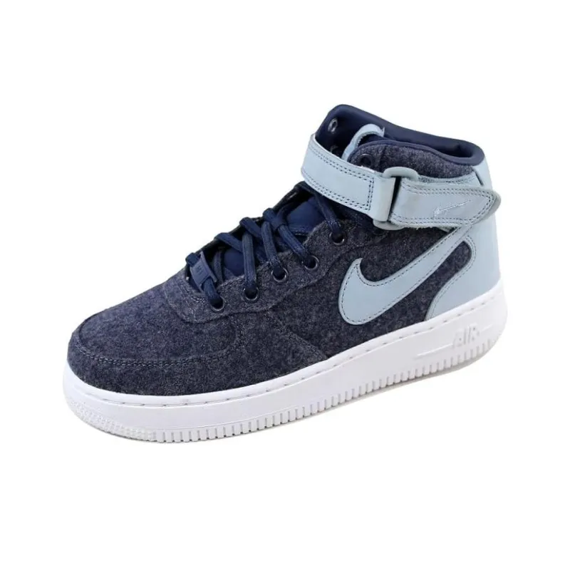 Nike Air Force 1 Mid '07 Leather Prm Midnight Navy Women's-2