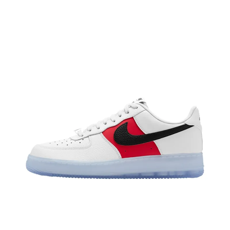 Nike Air Force 1 Low White Red Black Icy Soles-0