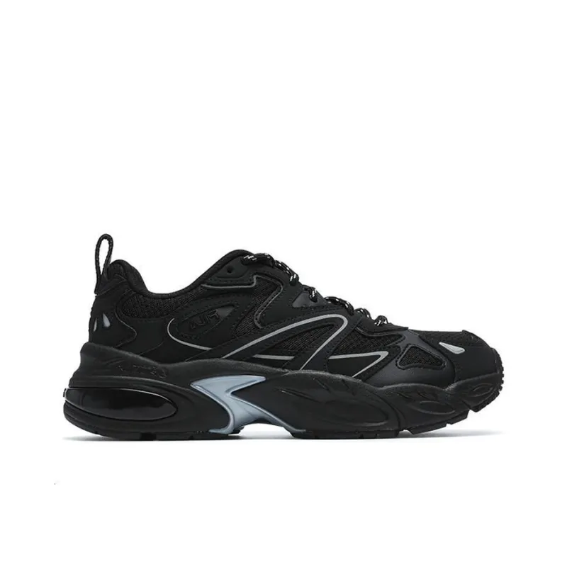 FILA Hertitage Low Top Black Women's-1