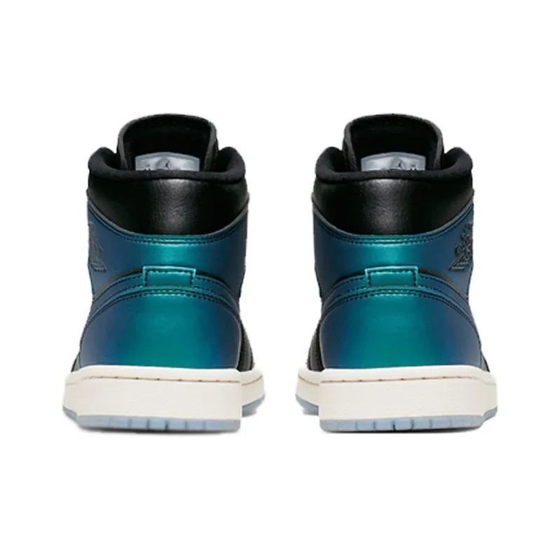 Jordan 1 Mid Iridescent Black Women's-3