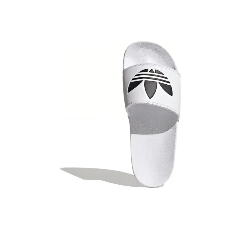 Adidas Adilette Lite Slides 'Trefoil Logo Cloud White'-3