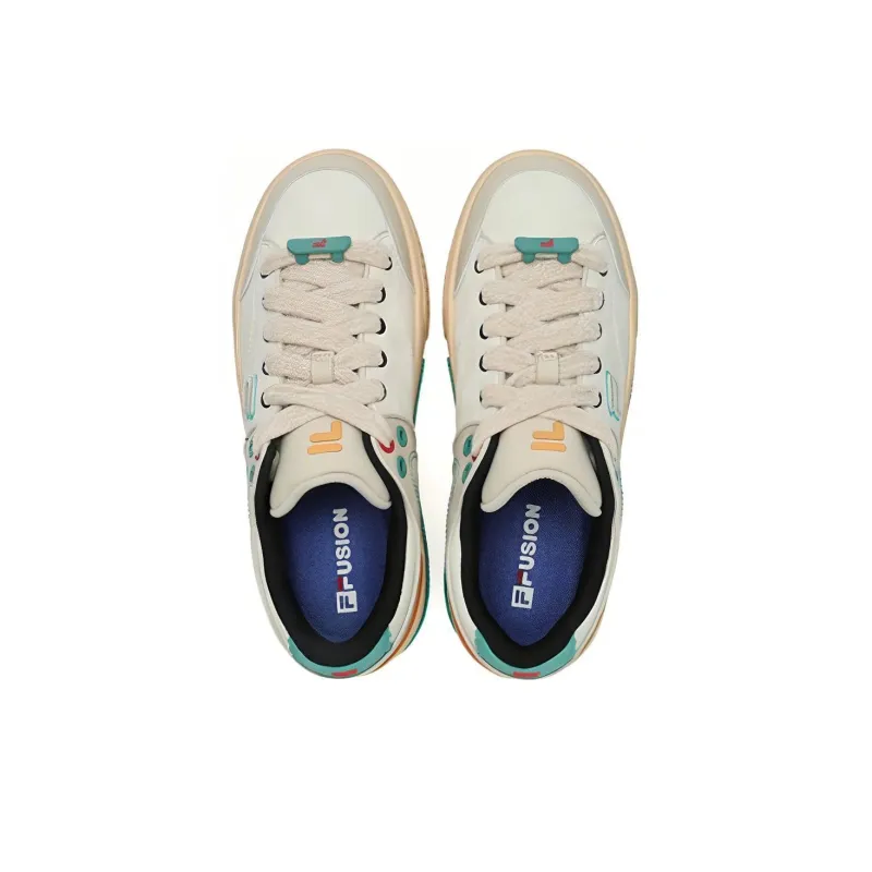 FILA FUSION Stack Skate Shoes 'White Beige' Women's-2