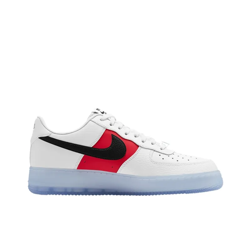 Nike Air Force 1 Low White Red Black Icy Soles-1