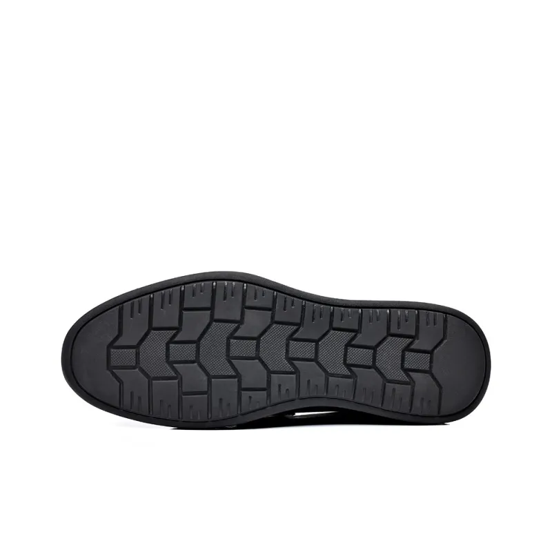XIAOTOULANG Beanie Shoes Men's Black-4