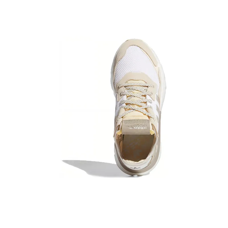 Adidas Originals Nite Jogger 'White Brown' Women's-3