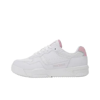 DESCENTE Dribble V2 Anti Slip Wear Resistant Low Top Skateboard Shoes Women's White Pink