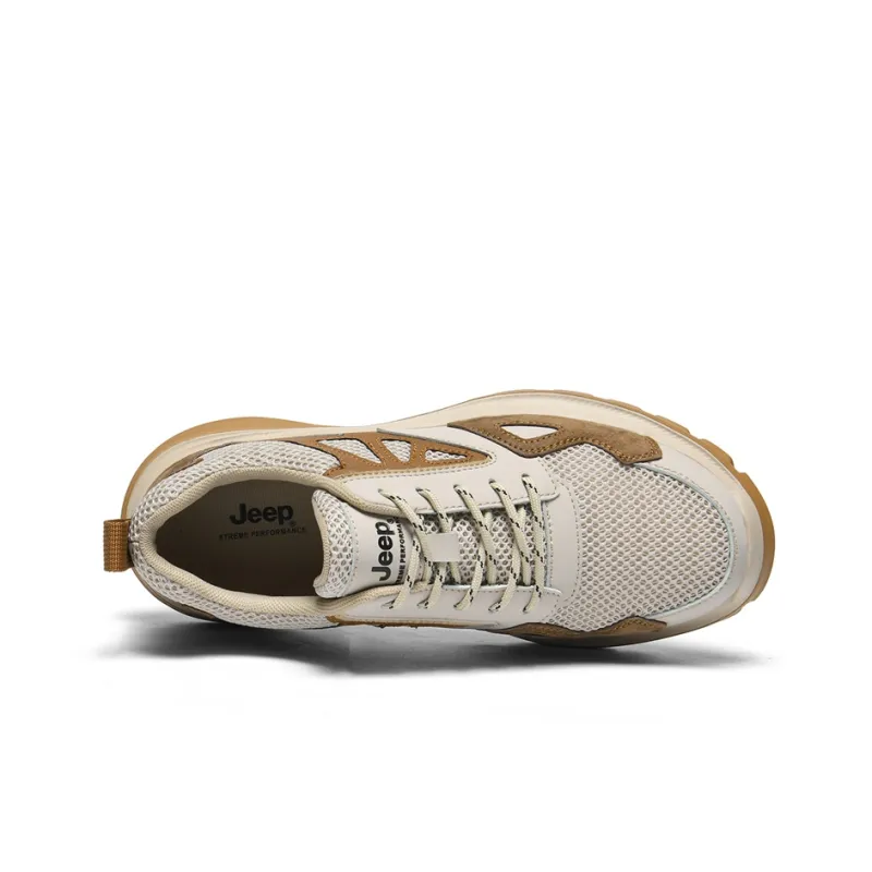 Jeep Shock Absorbers With Slip Resistant And Abrasion Resistant Properties Low Top Casual Running Shoes Men's-2